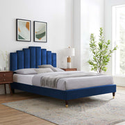 Modway MOD-6691 Elise Queen Performance Velvet Platform Bed