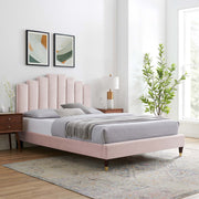 Modway MOD-6691 Elise Queen Performance Velvet Platform Bed