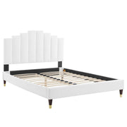 Modway MOD-6691 Elise Queen Performance Velvet Platform Bed