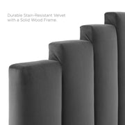 Modway MOD-6692 Elise Queen Performance Velvet Platform Bed