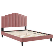 Modway MOD-6692 Elise Queen Performance Velvet Platform Bed