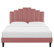 Modway MOD-6692 Elise Queen Performance Velvet Platform Bed