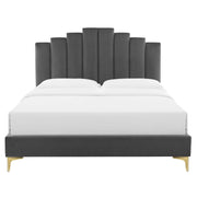 Modway MOD-6693 Elise Queen Performance Velvet Platform Bed