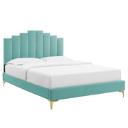 Modway MOD-6693 Elise Queen Performance Velvet Platform Bed
