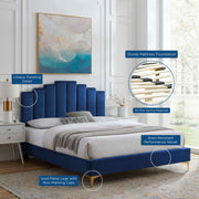 Modway MOD-6693 Elise Queen Performance Velvet Platform Bed