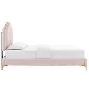 Modway MOD-6693 Elise Queen Performance Velvet Platform Bed