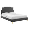 Modway MOD-6703 Lindsey Performance Velvet Queen Platform Bed