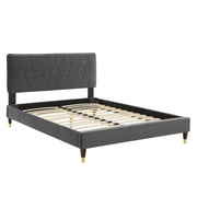 Modway MOD-6707 Phillipa Performance Velvet Queen Platform Bed