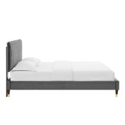 Modway MOD-6707 Phillipa Performance Velvet Queen Platform Bed