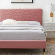 Modway MOD-6707 Phillipa Performance Velvet Queen Platform Bed