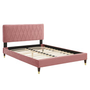 Modway MOD-6707 Phillipa Performance Velvet Queen Platform Bed