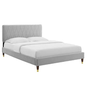 Modway MOD-6707 Phillipa Performance Velvet Queen Platform Bed