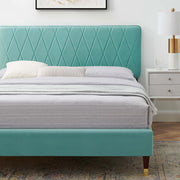 Modway MOD-6707 Phillipa Performance Velvet Queen Platform Bed
