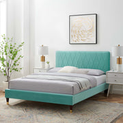 Modway MOD-6707 Phillipa Performance Velvet Queen Platform Bed