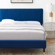 Modway MOD-6707 Phillipa Performance Velvet Queen Platform Bed