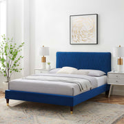 Modway MOD-6707 Phillipa Performance Velvet Queen Platform Bed