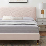 Modway MOD-6707 Phillipa Performance Velvet Queen Platform Bed