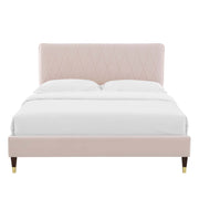 Modway MOD-6707 Phillipa Performance Velvet Queen Platform Bed