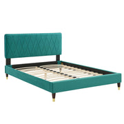Modway MOD-6707 Phillipa Performance Velvet Queen Platform Bed
