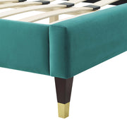 Modway MOD-6707 Phillipa Performance Velvet Queen Platform Bed
