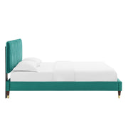 Modway MOD-6707 Phillipa Performance Velvet Queen Platform Bed