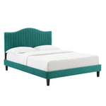 Modway MOD-6747 Juniper Channel Tufted Performance Velvet Full Platform Bed