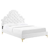Modway MOD-6751 Gwyneth Tufted Performance Velvet Queen Platform Bed