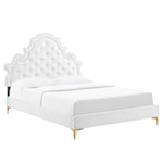 Modway MOD-6751 Gwyneth Tufted Performance Velvet Queen Platform Bed