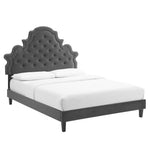 Modway MOD-6756 Gwyneth Tufted Performance Velvet Twin Platform Bed