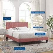 Modway MOD-6870 Peyton Performance Velvet Full Platform Bed