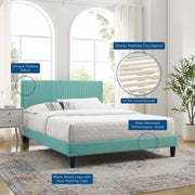Modway MOD-6870 Peyton Performance Velvet Full Platform Bed