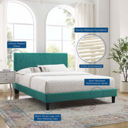 Modway MOD-6870 Peyton Performance Velvet Full Platform Bed