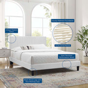 Modway MOD-6870 Peyton Performance Velvet Full Platform Bed