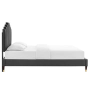 Modway MOD-6873 Elise Twin Performance Velvet Platform Bed