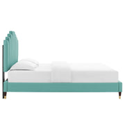 Modway MOD-6873 Elise Twin Performance Velvet Platform Bed
