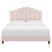 Modway MOD-6873 Elise Twin Performance Velvet Platform Bed