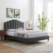 Modway MOD-6874 Elise Full Performance Velvet Platform Bed
