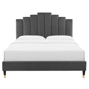 Modway MOD-6874 Elise Full Performance Velvet Platform Bed