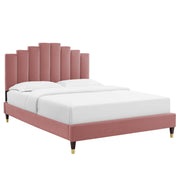 Modway MOD-6874 Elise Full Performance Velvet Platform Bed