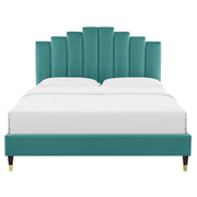 Modway MOD-6874 Elise Full Performance Velvet Platform Bed