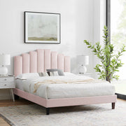 Modway MOD-6877 Elise Full Performance Velvet Platform Bed