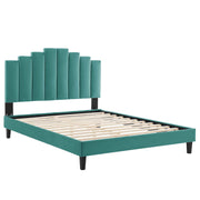 Modway MOD-6877 Elise Full Performance Velvet Platform Bed