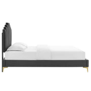 Modway MOD-6879 Elise Twin Performance Velvet Platform Bed