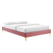 Modway MOD-6879 Elise Twin Performance Velvet Platform Bed