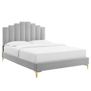 Modway MOD-6879 Elise Twin Performance Velvet Platform Bed