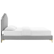 Modway MOD-6879 Elise Twin Performance Velvet Platform Bed