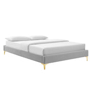 Modway MOD-6879 Elise Twin Performance Velvet Platform Bed