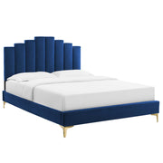Modway MOD-6879 Elise Twin Performance Velvet Platform Bed