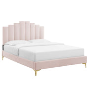 Modway MOD-6879 Elise Twin Performance Velvet Platform Bed