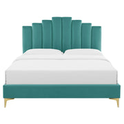 Modway MOD-6879 Elise Twin Performance Velvet Platform Bed